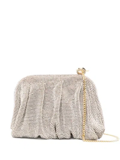 Benedetta Bruzziches Large Venus Clutch Bag In Silver
