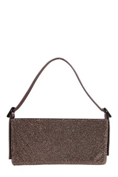 Benedetta Bruzziches Large Your Best Friend Zipped Shoulder Bag In Brown
