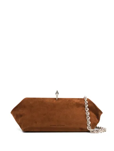 Benedetta Bruzziches Leather Clutch Bag