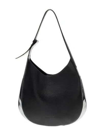 Pre-owned Benedetta Bruzziches Leather Shoulder Bag In Black