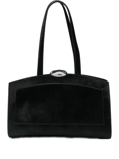 Benedetta Bruzziches Leather Tote Bag In Black