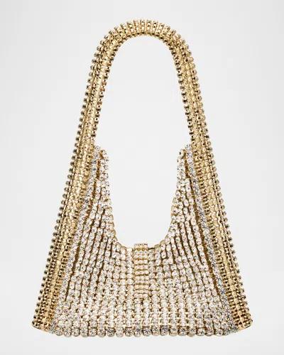 Benedetta Bruzziches Lia Crystal Brass Shoulder Bag