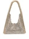 Benedetta Bruzziches Lia Crystal Brass Shoulder Bag In Gold