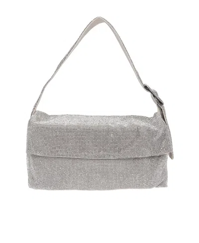 BENEDETTA BRUZZICHES LOGO SHOULDER BAG