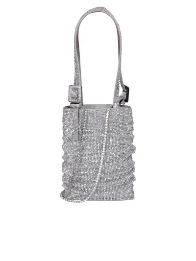 Benedetta Bruzziches Lollo La Petite Silver Bag In Metallic