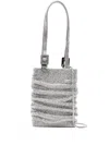 Benedetta Bruzziches Lollo Rhinestoned Tote Bag In Silver
