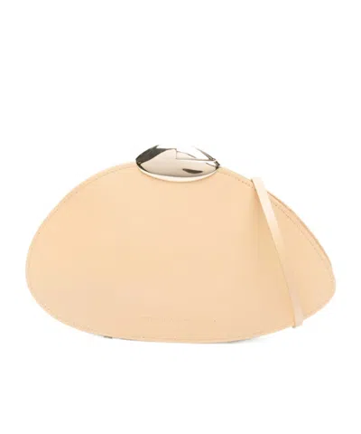 Benedetta Bruzziches Magnetic Snap Clutch In Brown