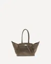 Benedetta Bruzziches Brown Calf Leather Bos Taurus Shoulder Bag In Sand