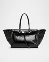 Benedetta Bruzziches Mame La Petite Crinkled Leather Shoulder Bag In Nightly