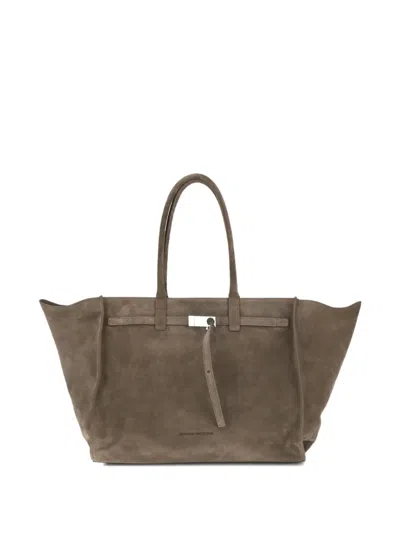 Benedetta Bruzziches Mame Weekend Top Handle Shoulder Bag In Brown