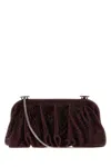 Benedetta Bruzziches Maroon Venus Clutch In Burgundy