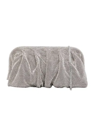 Benedetta Bruzziches Metal Mesh Handbag In Silver