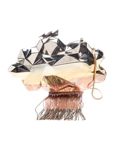 Pre-owned Benedetta Bruzziches Metal Shoulder Bag In Multi