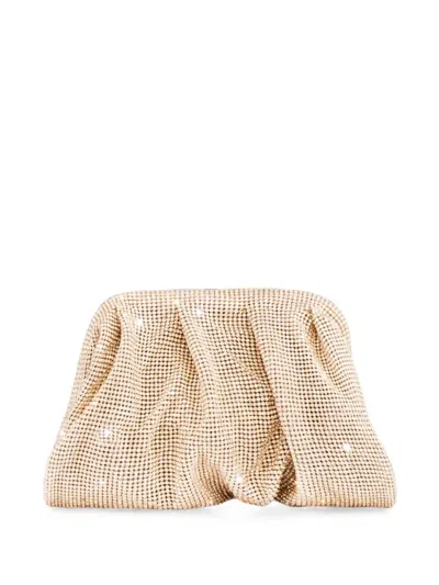 Benedetta Bruzziches Mini Venus Crystal-embellished Clutch Bag In Gold