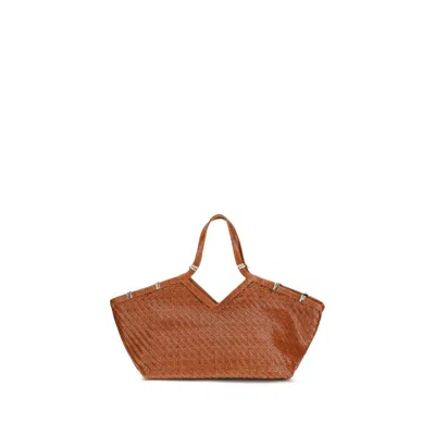 Benedetta Bruzziches Multicolor Buffalo Leather Handbag In Red