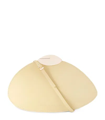 Benedetta Bruzziches Nubuck Leather Belle De Jour Shoulder Bag In Neutral