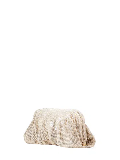 Benedetta Bruzziches Sand-colored Venus La Grande Clutch In Beige