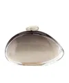 Benedetta Bruzziches Ariel Structured Clutch Bag With Crystal Embellishment In Multi