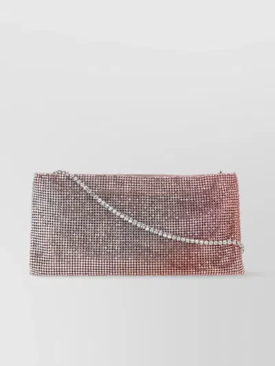Benedetta Bruzziches Rhinestone Chain Strap Shoulder Bag