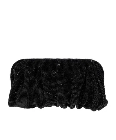 Benedetta Bruzziches Venus La Grande Embellished Clutch Bag In Black