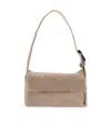 Benedetta Bruzziches Vittissima Rhinestone-embellished Shoulder Bag In Nude