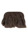 Benedetta Bruzziches Venus Crystal Network Clutch In Black