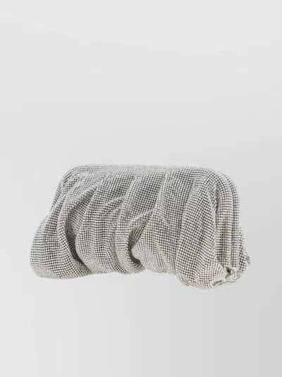 Benedetta Bruzziches Venus La Grande Clutch In Silver