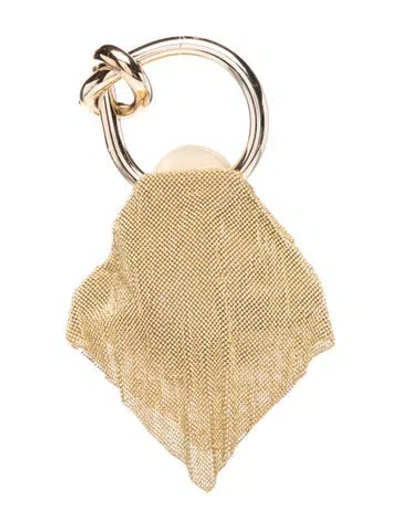 Pre-owned Benedetta Bruzziches Satin Evening Bag In Neutral