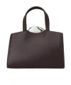 Benedetta Bruzziches Structured Calf Hair Shoulder Bag Serena La Petite In Black