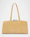 Benedetta Bruzziches Serena Suede Shoulder Bag In Kissing In The Streets