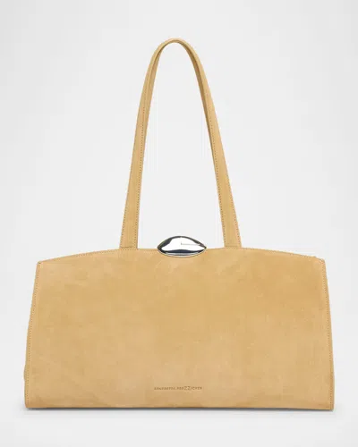 BENEDETTA BRUZZICHES SERENA SUEDE SHOULDER BAG