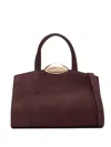Benedetta Bruzziches Serena Top Handle Tote Bag In Red