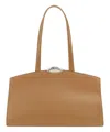 Benedetta Bruzziches Convenient And Versatile Serena Shoulder Bag In Beige