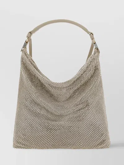 BENEDETTA BRUZZICHES SHINY CRYSTAL SHOULDER BAG