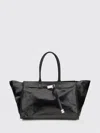 Benedetta Bruzziches Glossy Finish Shoulder Bag With Front Strap In Black