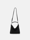 Benedetta Bruzziches Womens James Bond Jet Black Bella Ciao Mesh Shoulder Bag In Black