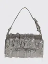 Benedetta Bruzziches Adjustable Chain Shoulder Bag Iris Mercury In Silver