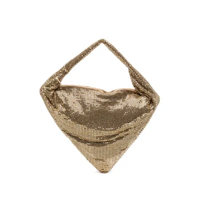 Benedetta Bruzziches Shoulder Bag In Gold