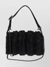 Benedetta Bruzziches Shoulder Bag With Beaded Chain Strap