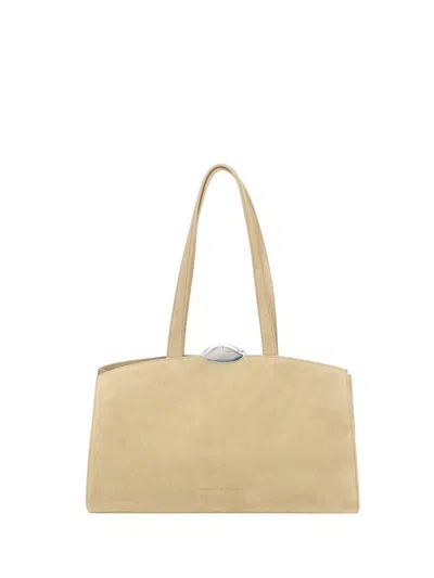 Benedetta Bruzziches Shoulder Bags In Beige