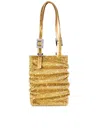 Benedetta Bruzziches Zou Wrinkle Shoulder Bag In Grey