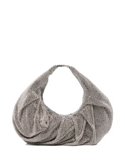 Benedetta Bruzziches Silk Tote Bag In Gray