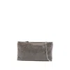 Benedetta Bruzziches La Petite Your Best Friend Chain Clutch In Silver