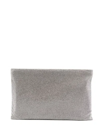 Benedetta Bruzziches Silver-tone Embellished Zippered Bag