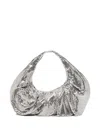 Benedetta Bruzziches Slouchy Tote Bag In Silver