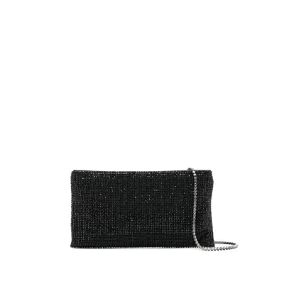 Benedetta Bruzziches Small James Clutch Bag In Black