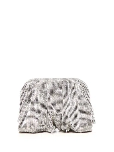 Benedetta Bruzziches Small Venus Clutch Bag In Silver