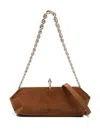 Benedetta Bruzziches Sofia La Petite Suede Shoulder Bag