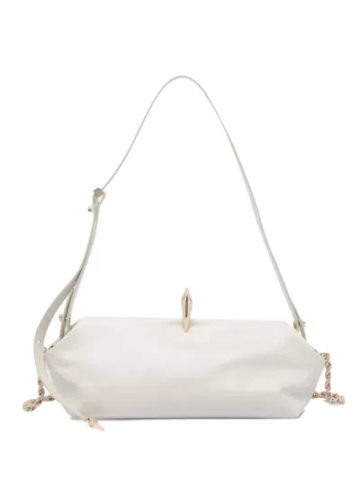 Benedetta Bruzziches Sophia Shoulder Bag In White