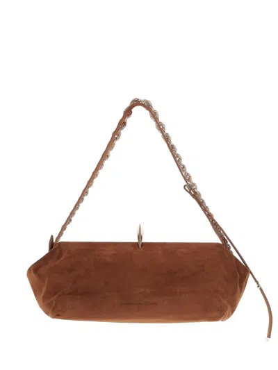 BENEDETTA BRUZZICHES SOPHIA SUEDE SHOULDER BAG